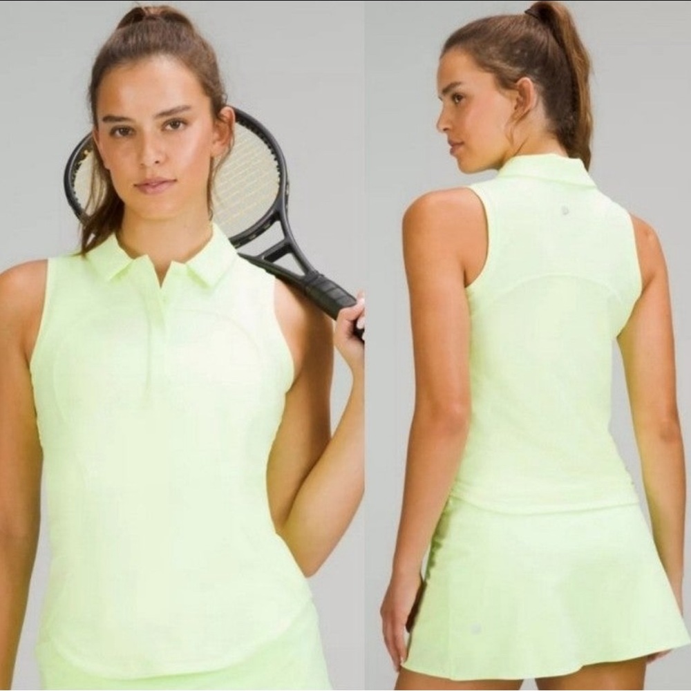 Lululemon Quick Dry Polo Sleeveless- size 6